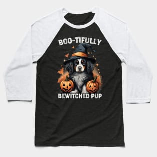 Boo-tifully Bewitched Puppy Dog Halloween Baseball T-Shirt